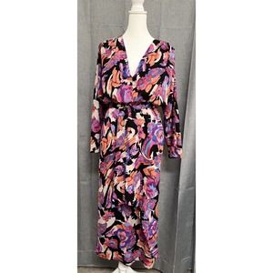 NWT- TopShop Floral wrap dress - Size 4